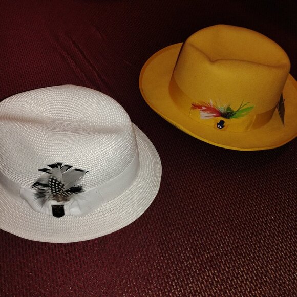Men's Fedora Hat Lot - Picture 1 of 8